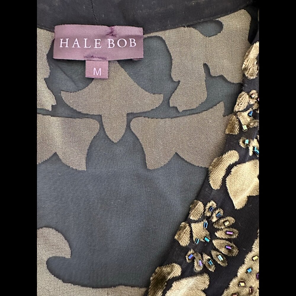 HALE BOB cut velvet sheer top - Picture 8 of 11
